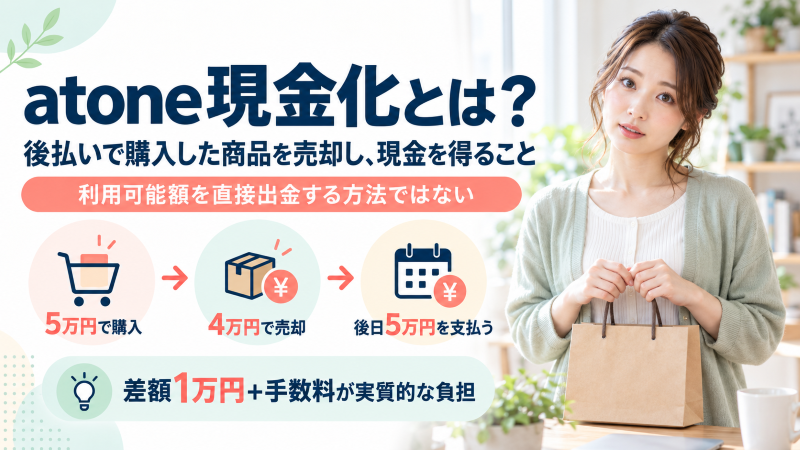 atone現金化とは?
