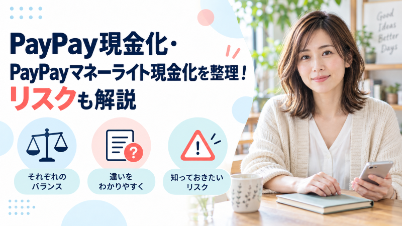 PayPay現金化・PayPayマネーライト現金化を整理！リスクも解説