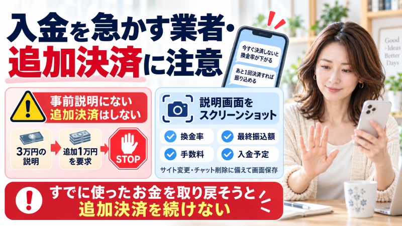 ソフトバンクまとめて支払い現金化業者で注意すべき特徴